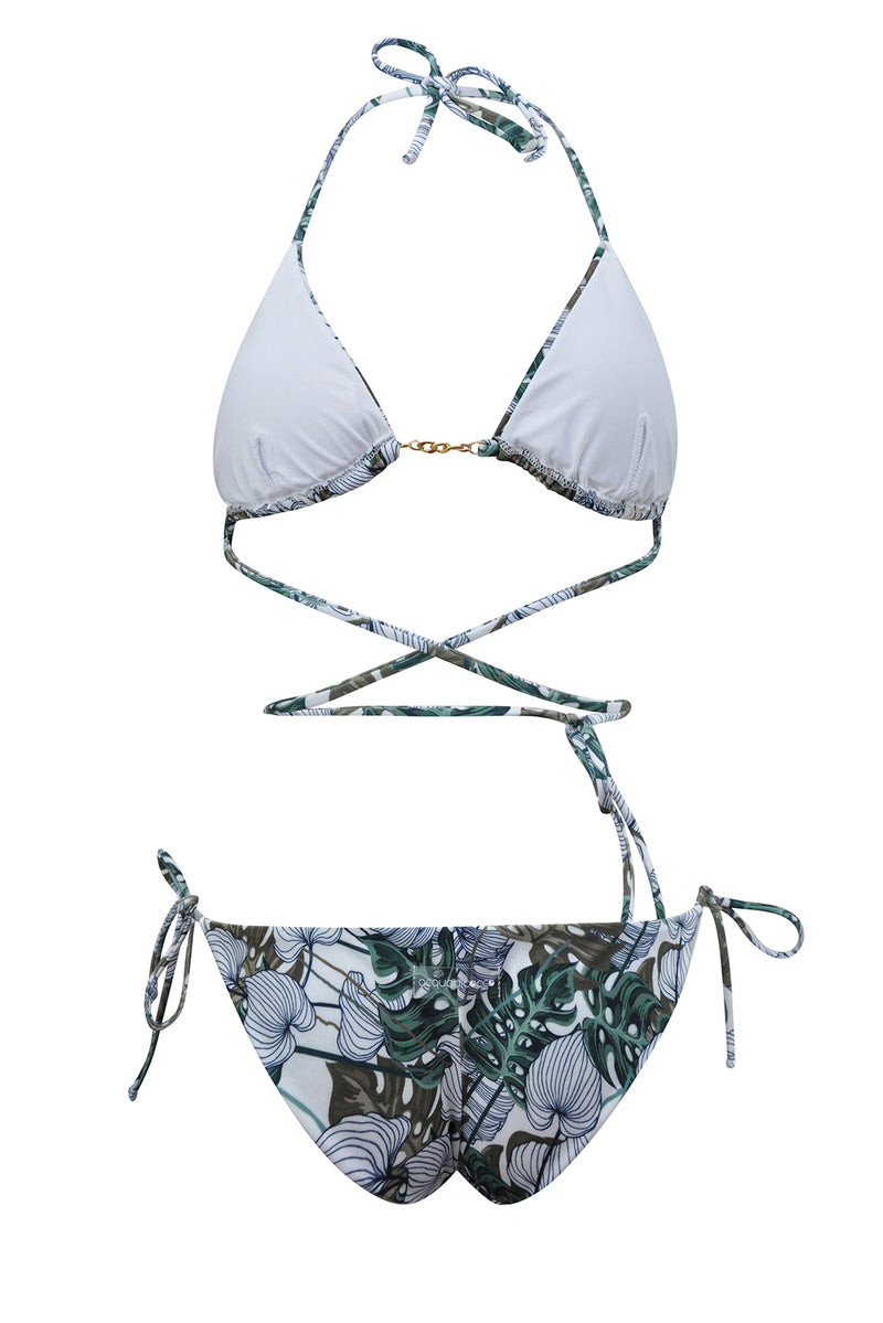 Acquadicocco Triangel-Bikini "Tropical", Rückseite