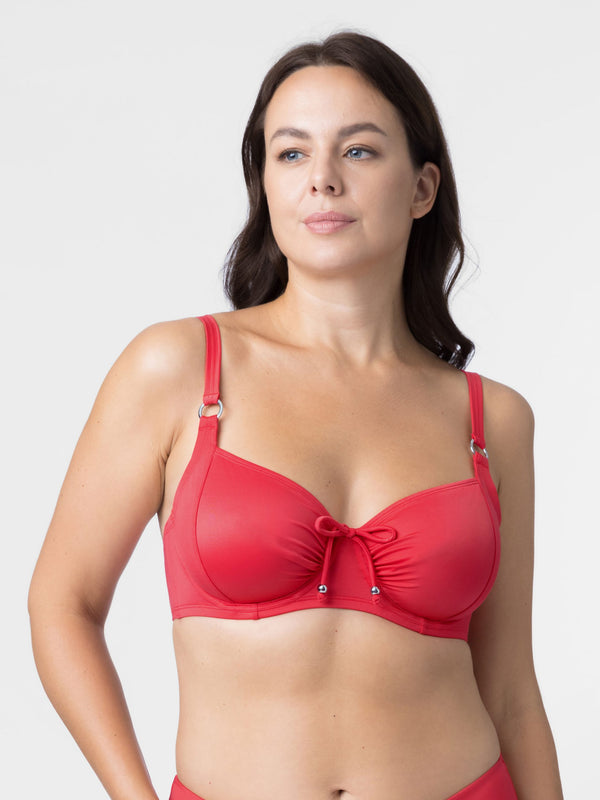 Dorina FIJI Bügel-Bikini-Top Rot, Front