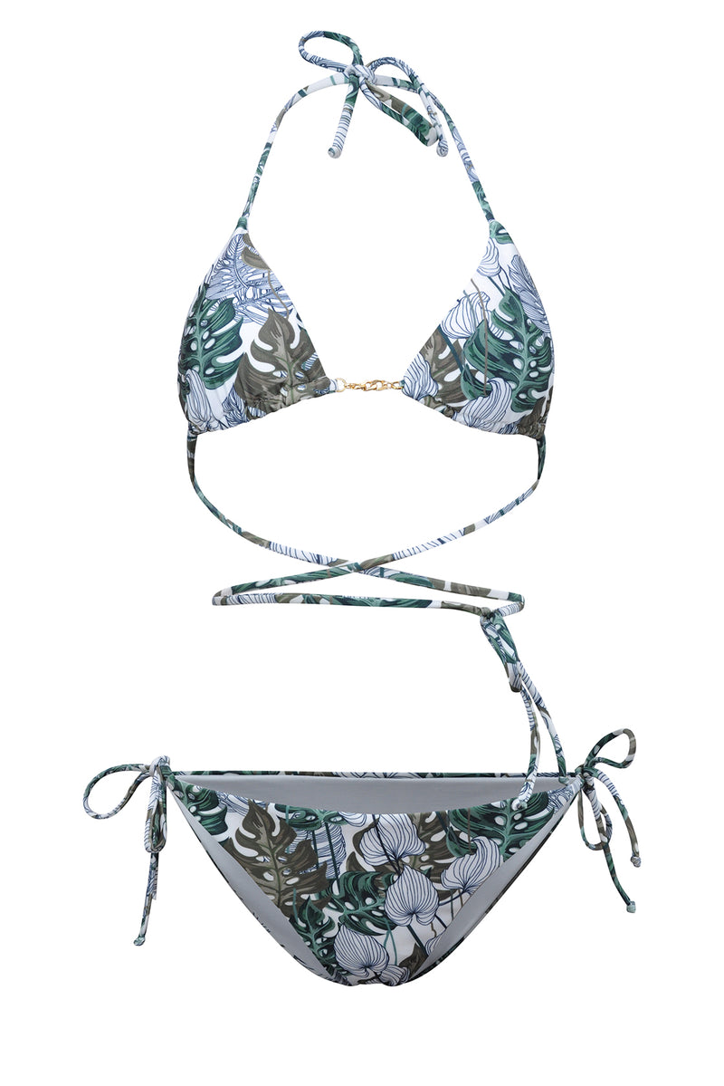 Acquadicocco Triangel-Bikini "Tropical", Front