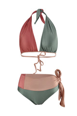 Acquadicocco Triangel-Bikini Luxury Tricolor, Front